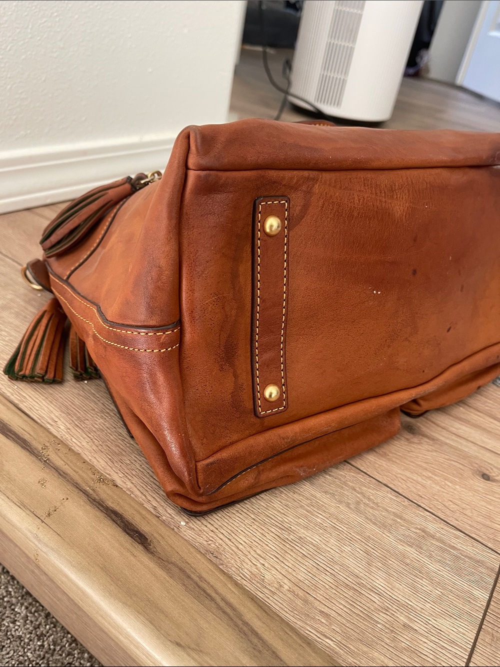 Dooney and Bourke Clayton Florentine Tote - Picture 7 of 14